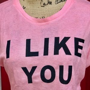 - New women Pink Crop Top, quarter length sleeves. (COPY)